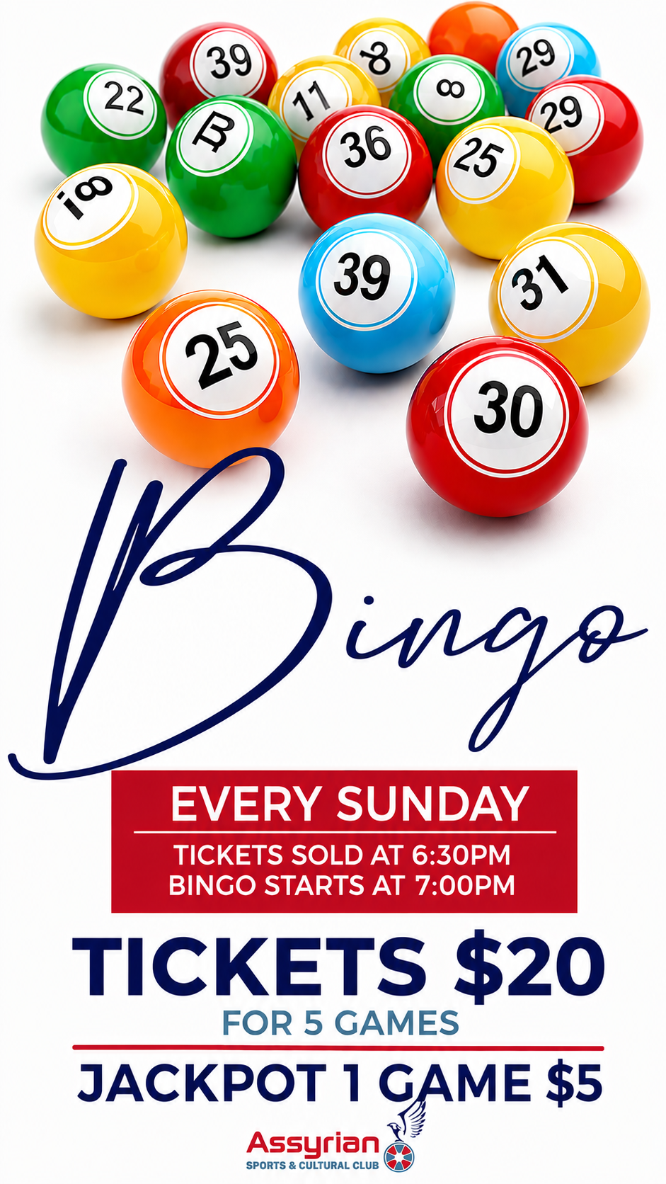 Bingo – Sunday