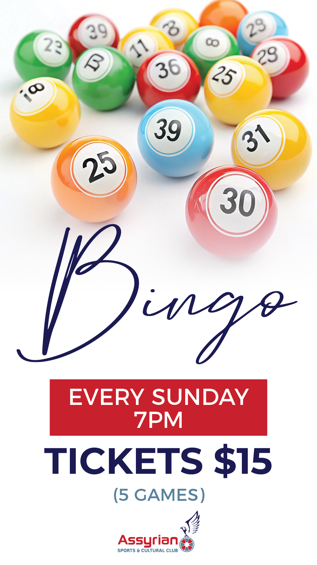 Bingo – Sunday