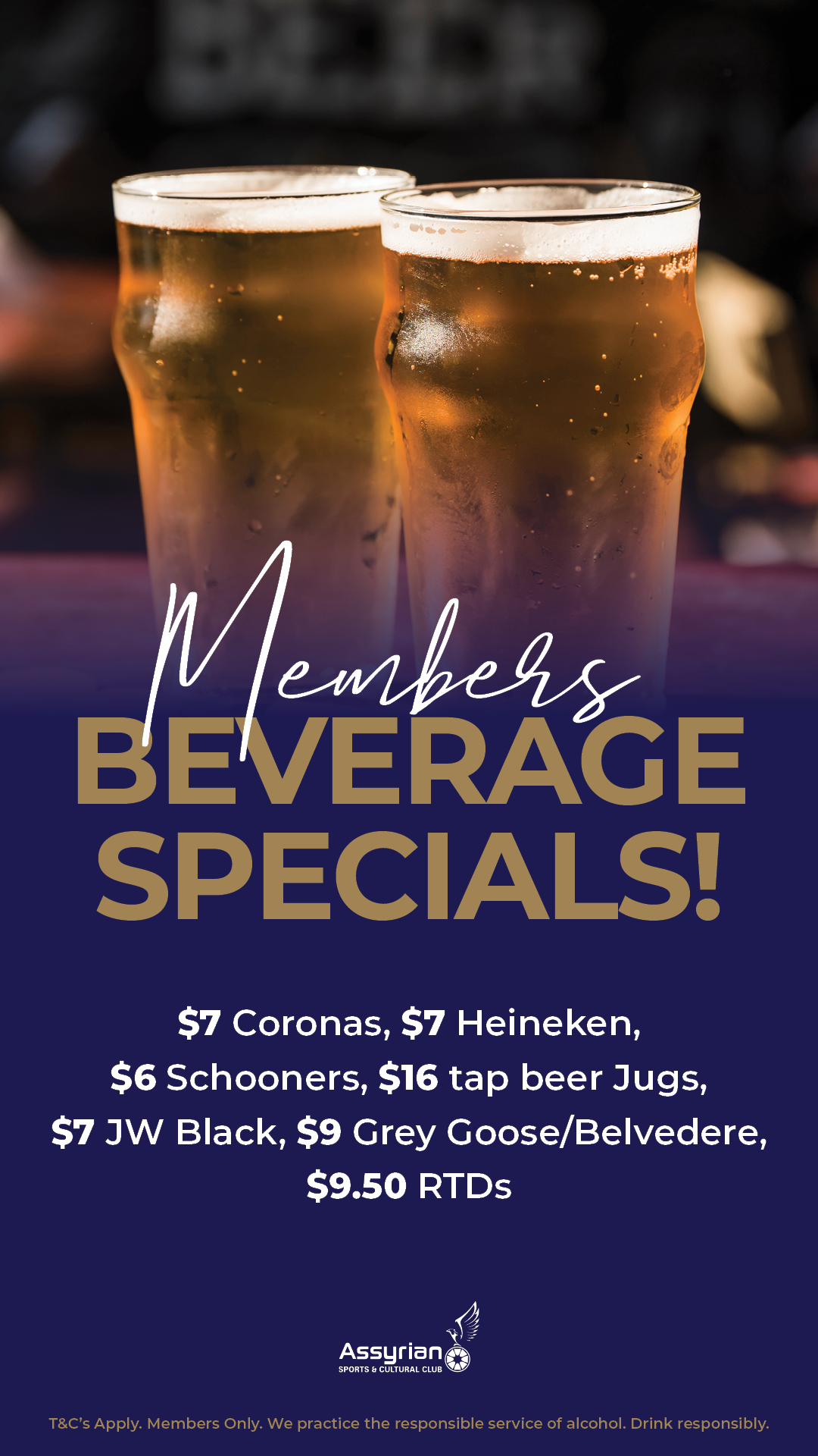 Members Beverage Specials